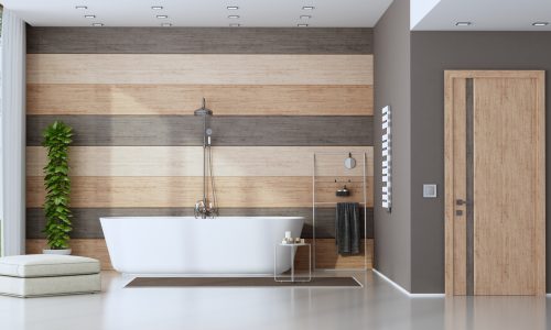 Cladding And Wood Bathroom Units