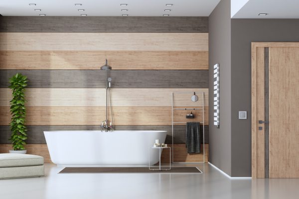 Cladding And Wood Bathroom Units